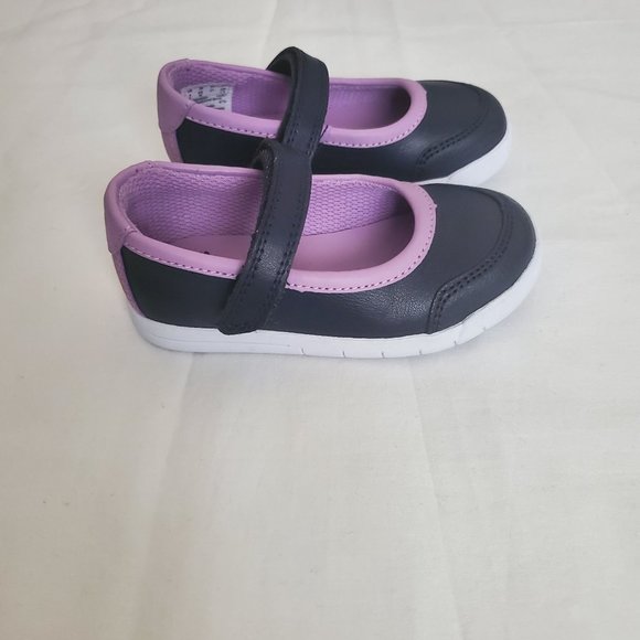 Clarks Kids Girls Emery Halo K T-Closed Ballet Flats Blue Navy/Navy Sz 5.5M NWOB - Picture 9 of 14
